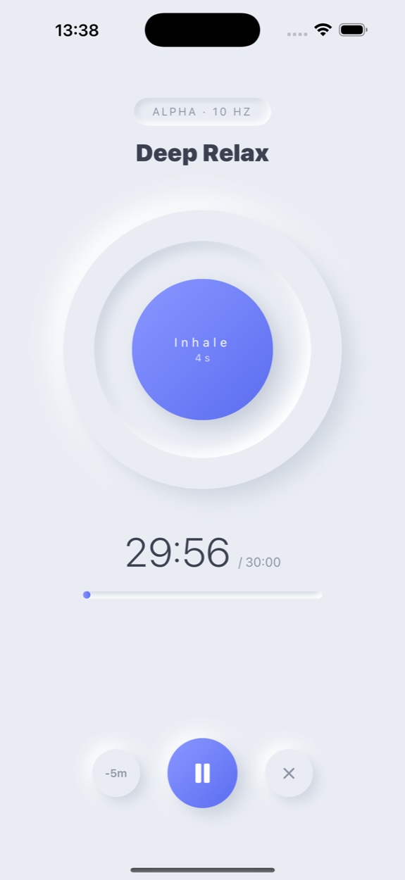 M Alpha Relax — Session