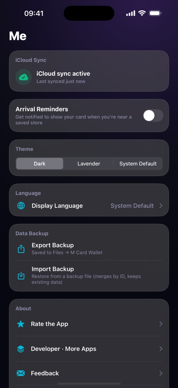 M Card Wallet — Profile