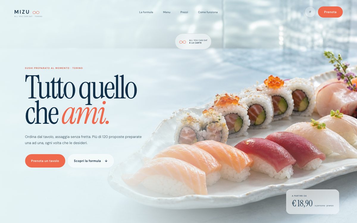 Mizu Infinity — All you can eat