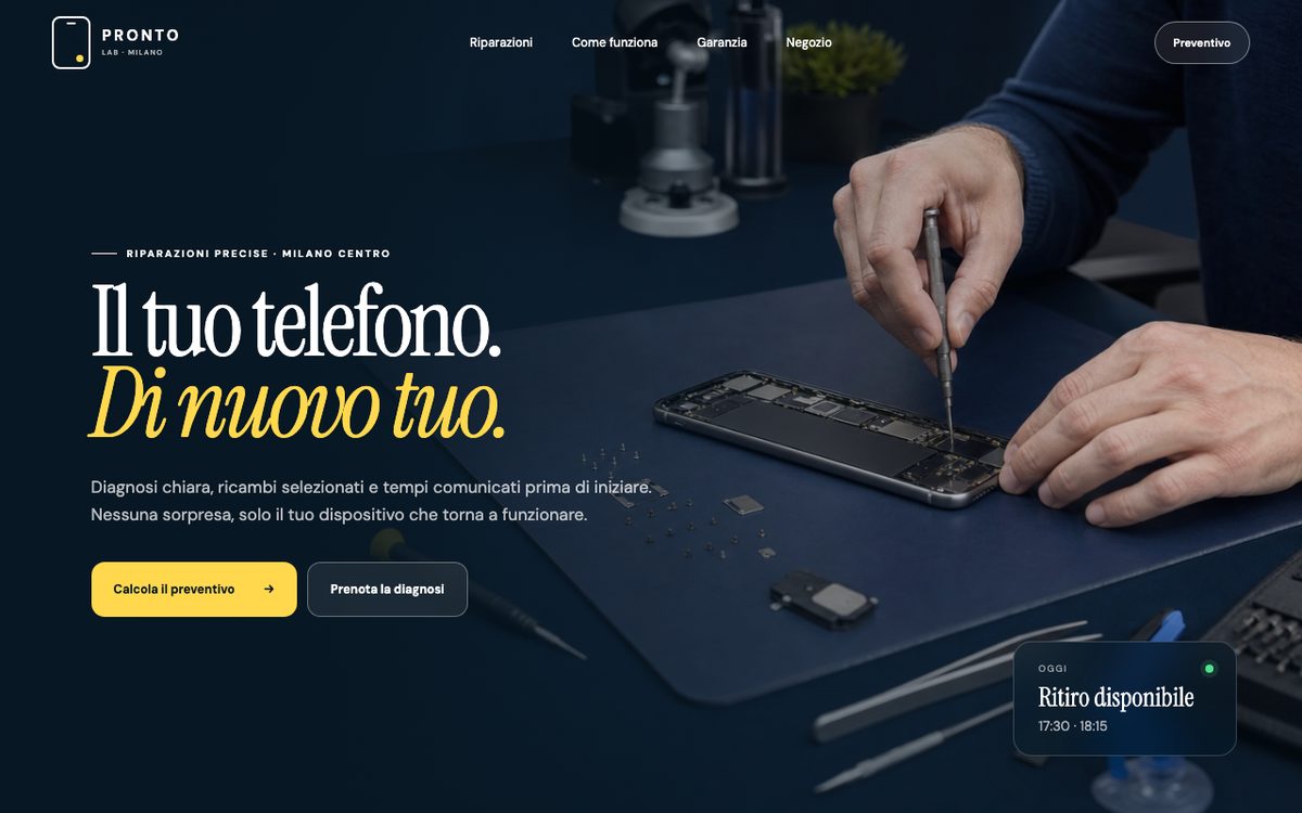 Pronto Lab — Phone repair